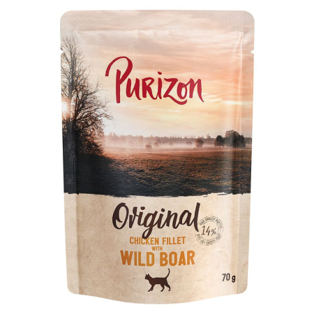 Purizon saszetka dla kota Filet z kurczaka i dziczyzna 70g